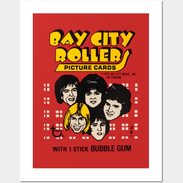 Bay City Rollers - S-A-T-U-R-D-A-Y NIGHT !! Wall Art by offsetvinylfilm